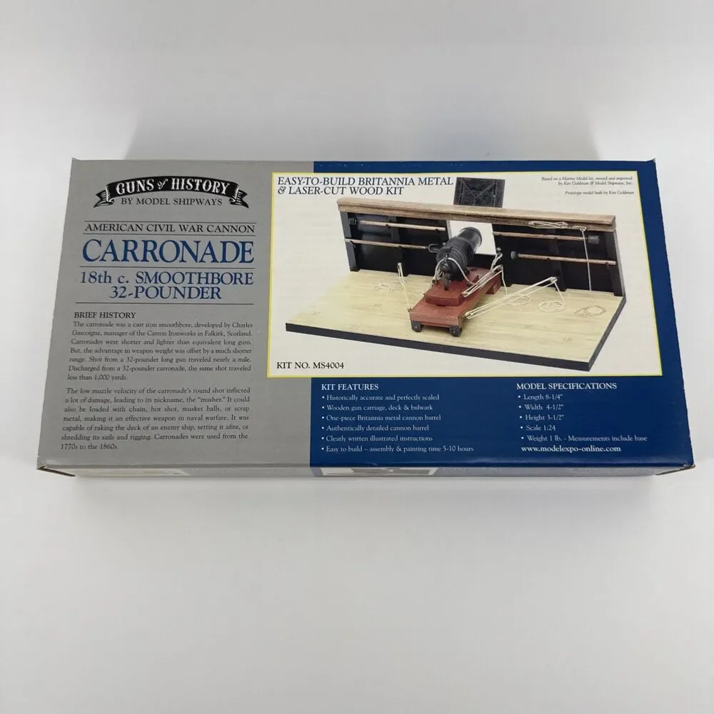 Guns Of History 1:24 Carronade American Civil War Cannon MS4004